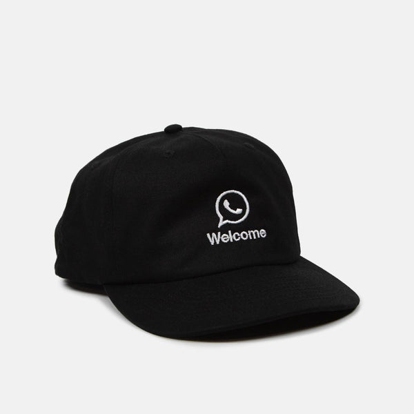 Welcome Skate Store - Whatsup Cap - Black