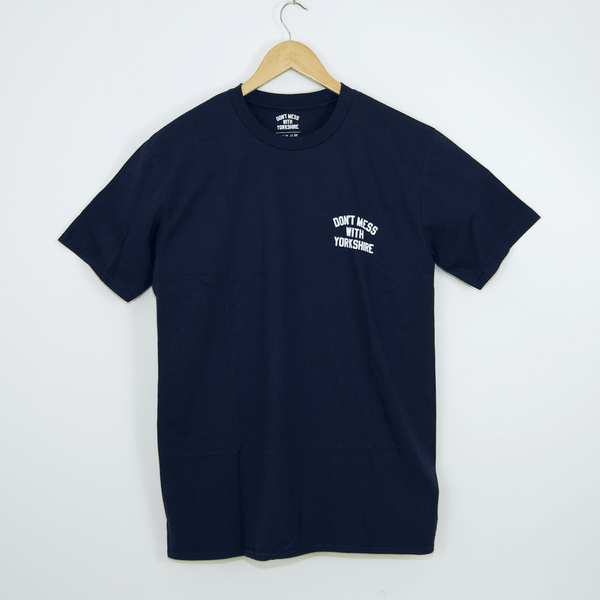 Don't Mess With Yorkshire - Rose T-Shirt - Navy / White