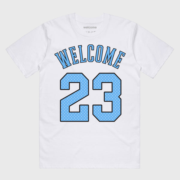 Welcome Skate Store - XXIII T-Shirt - White / Blue