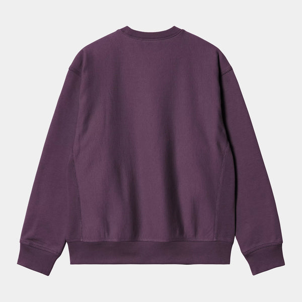 Carhartt WIP - American Script Crewneck Sweatshirt - Huckleberry