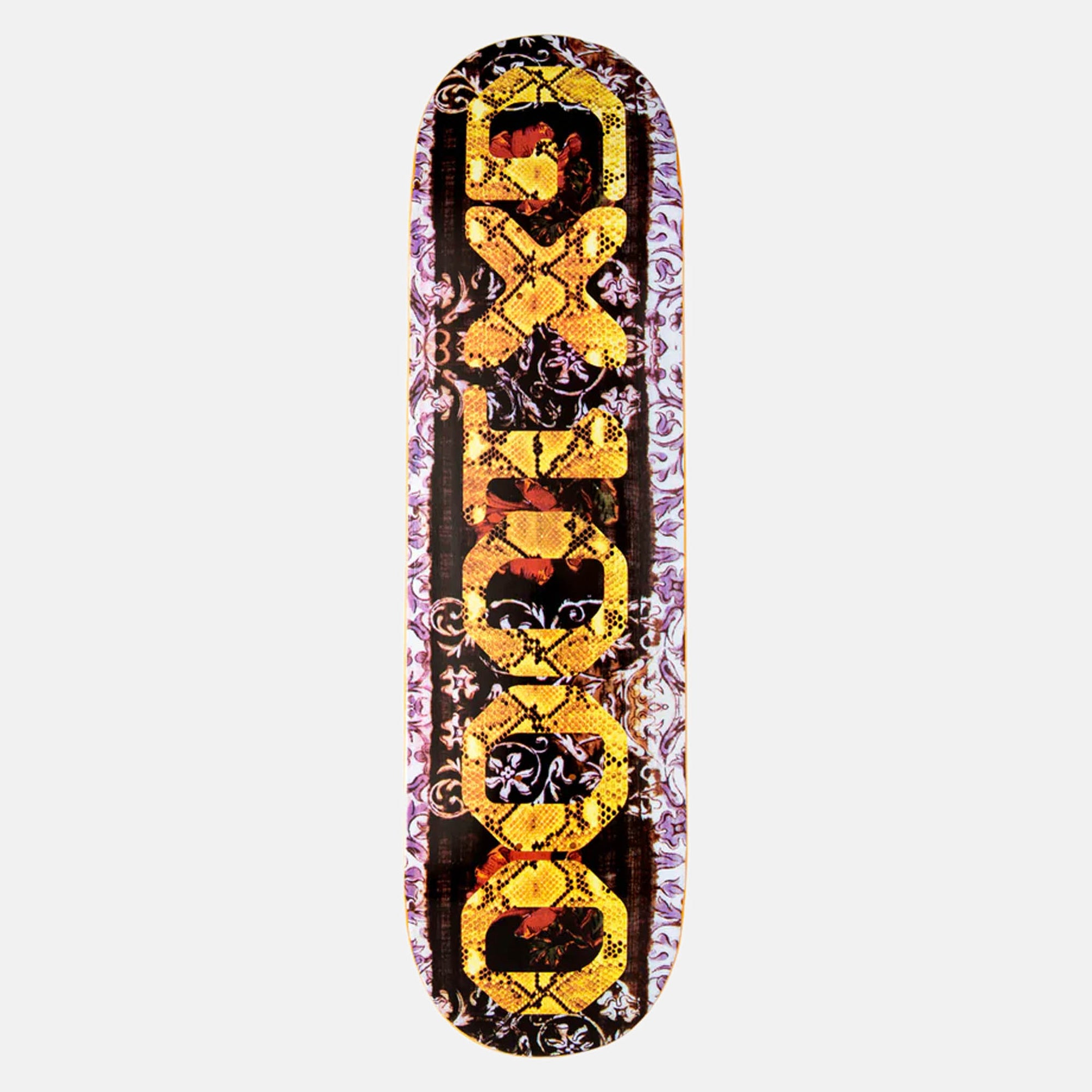GX1000 - 8.625" OG Logo Tan Scales Skateboard Deck