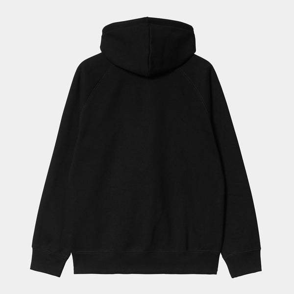 Carhartt WIP - Chase Zip Hooded Sweatshirt - Black / Gold