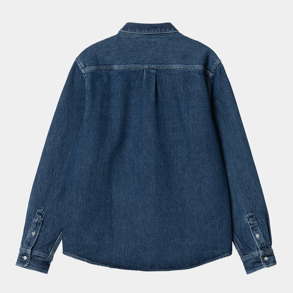 Carhartt WIP - Weldon Longsleeve Denim Shirt - Blue (Stone Washed)