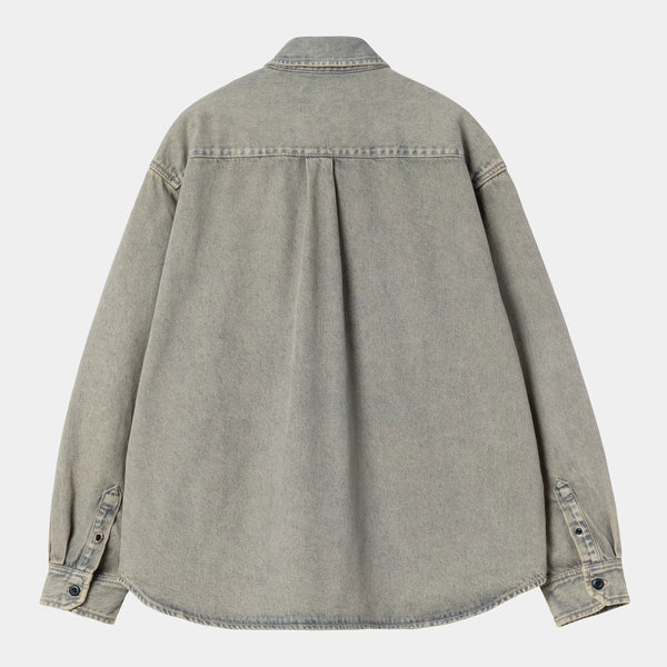 Carhartt WIP - Tigan Shirt Jacket - Blue / Leather (Garment Dyed)