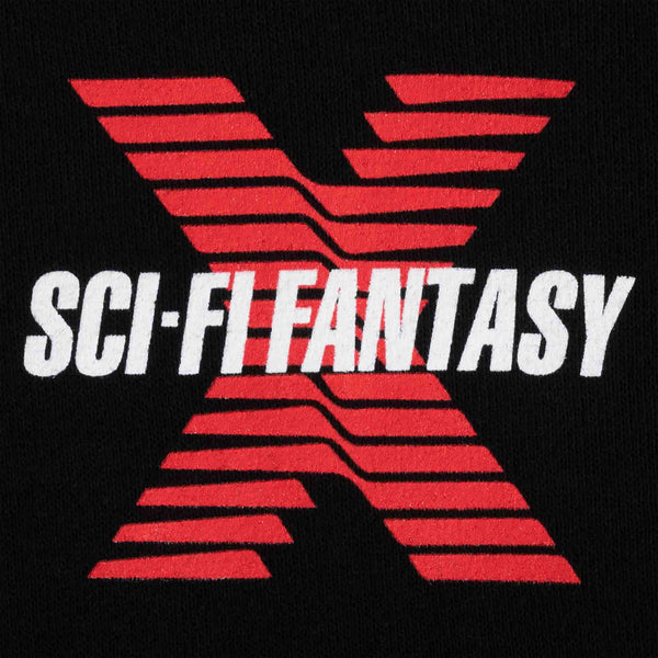 Sci-Fi Fantasy - New X Pullover Hooded Sweatshirt - Black