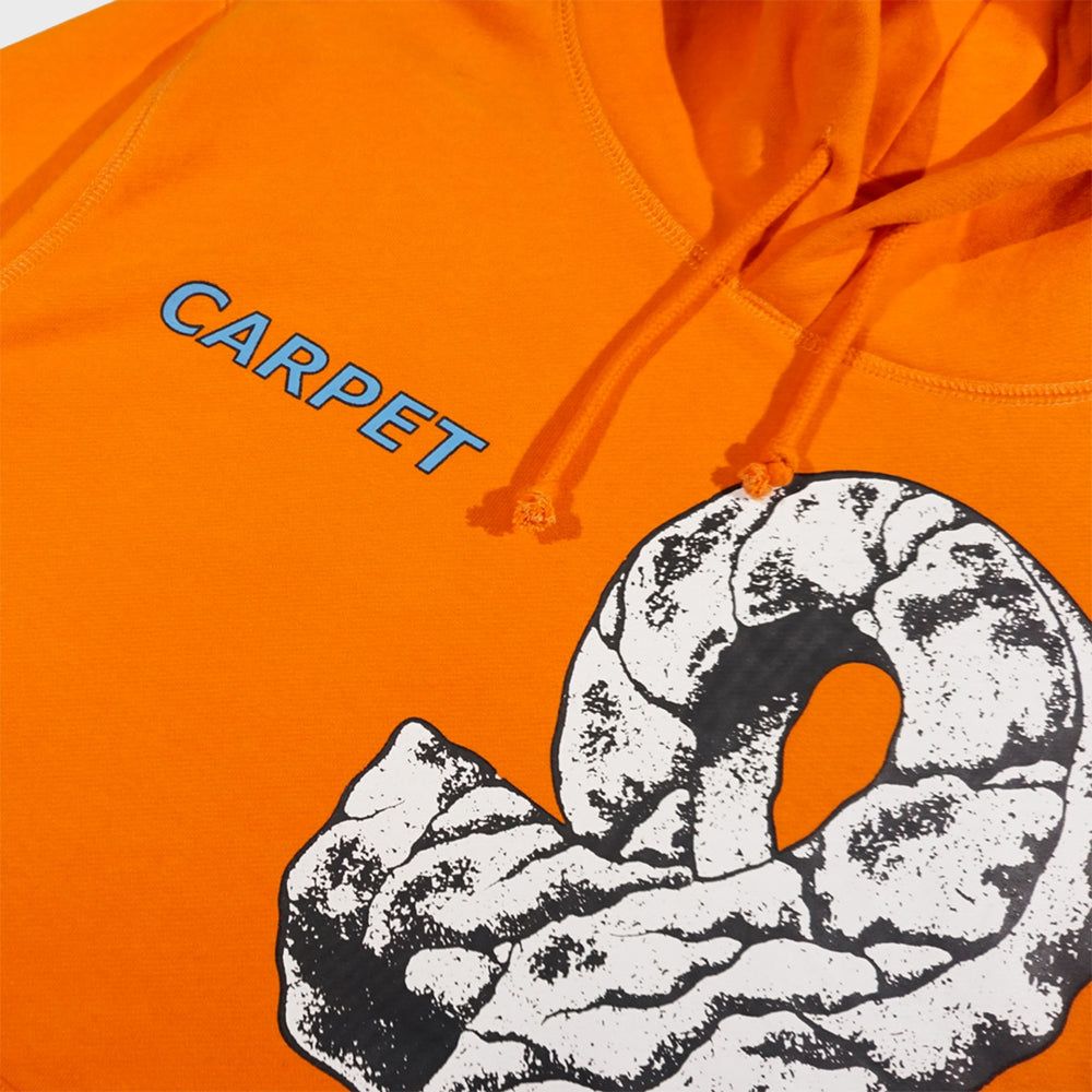 Carpet Company Ankh Orange Pullover Hooded Sweatshirt Front Print