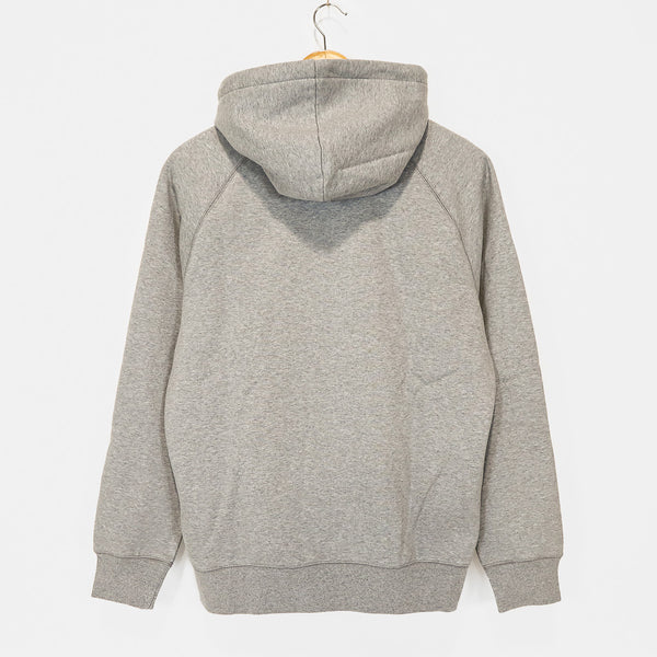 Carhartt WIP - Chase Pullover Hooded Sweatshirt - Grey Heather / Gold