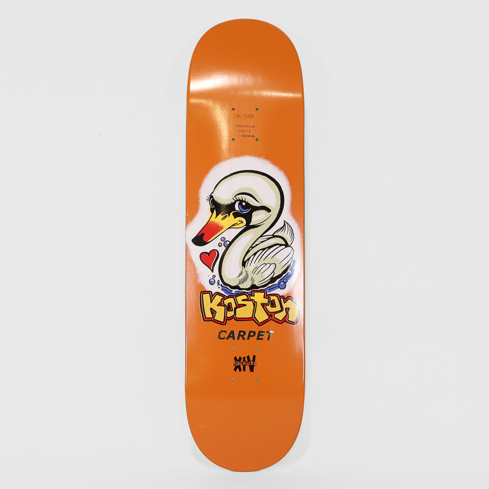Carpet Company 8.25" Eric Koston Guest Model Swan Orange Skateboard Deck