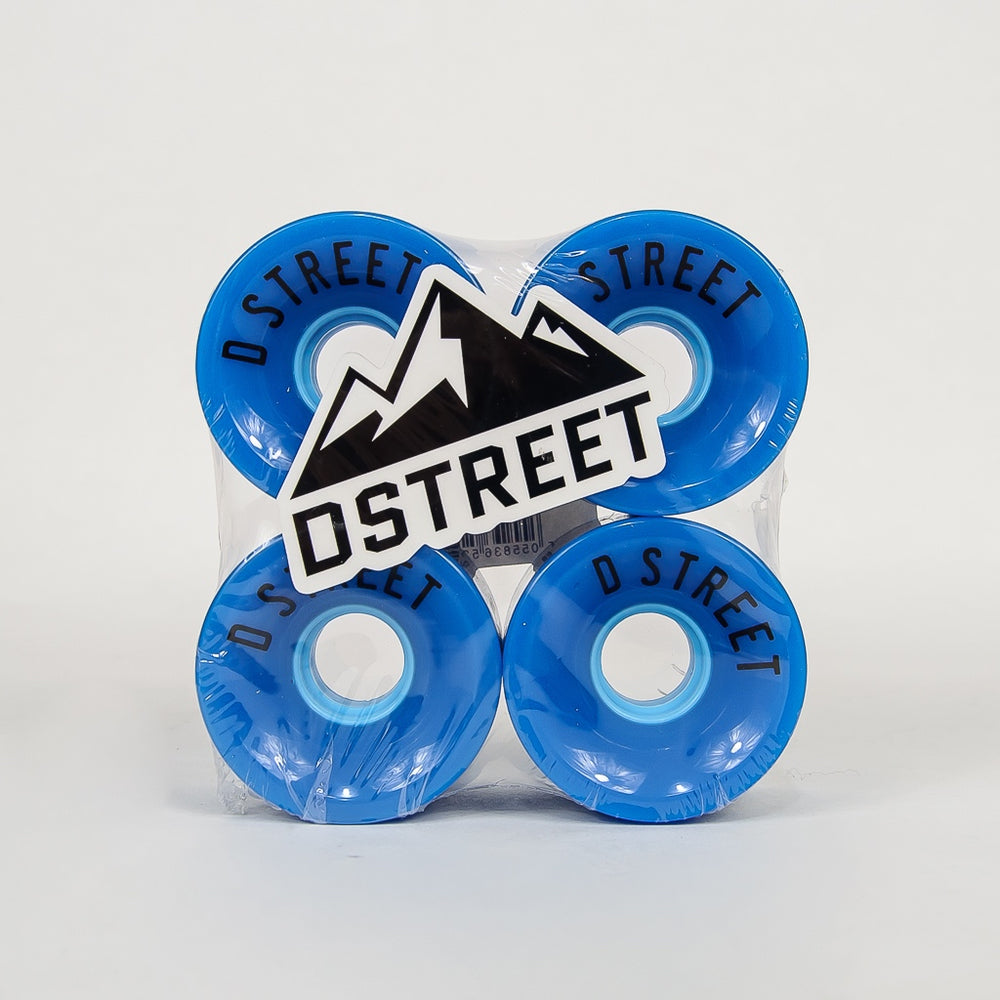 D-Street Blue 59mm (78a) 59 Cent Skateboard Wheels