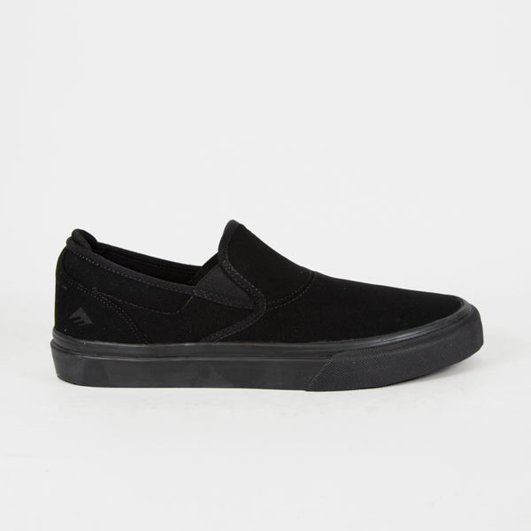 Emerica - Wino G6 Slip On (Vegan Suede) Shoes - Black