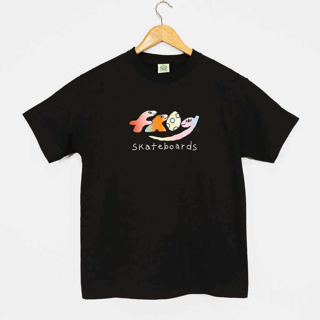 Frog Skateboards - Dino Logo T-Shirt - Black