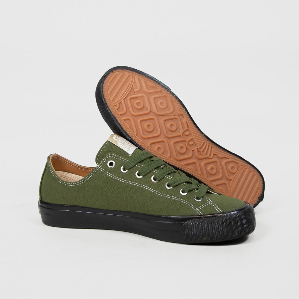 Last Resort AB VM003 Leaf Green Canvas Lo Shoes