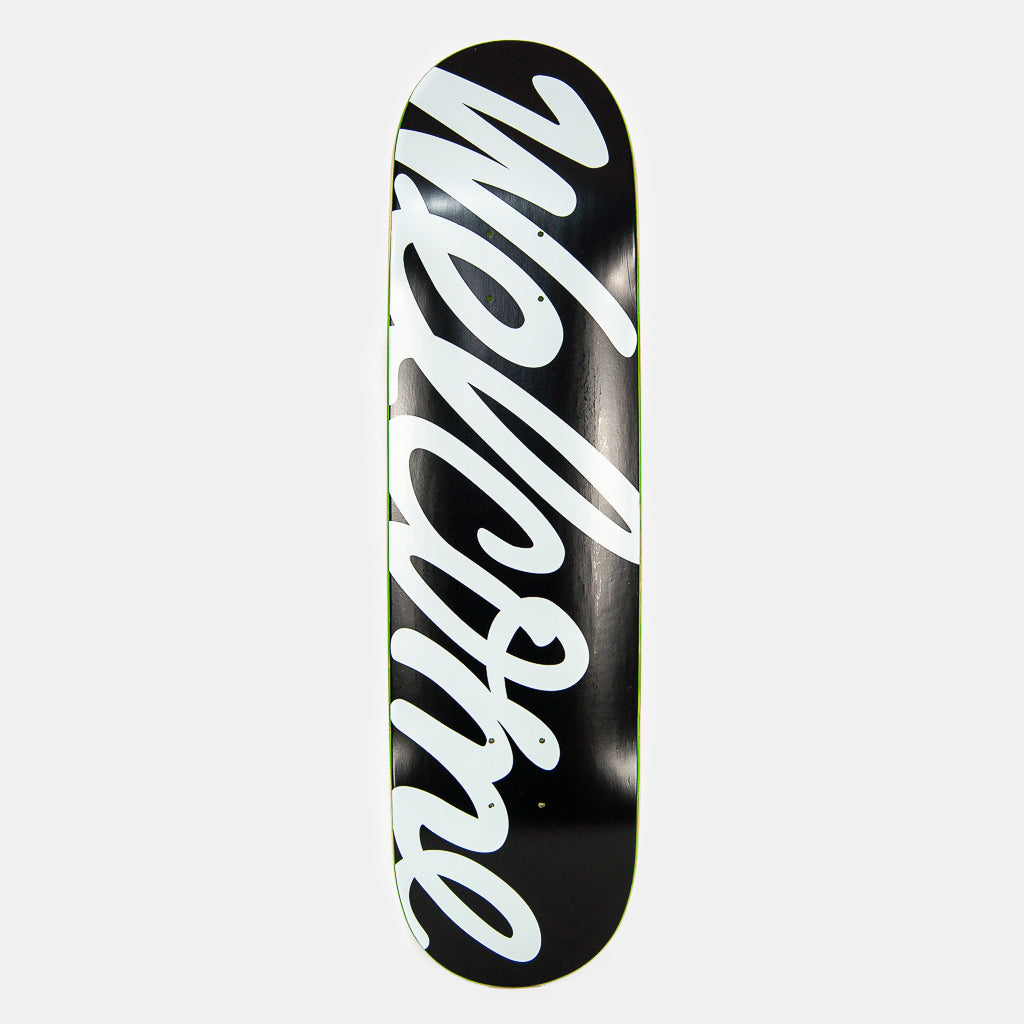 Welcome Skate Store - 7.75" Logo Skateboard Deck (Black / White)