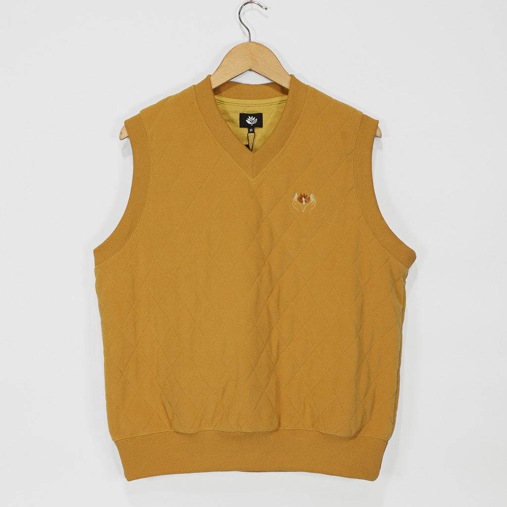 Magenta Skateboards - Handplant Sweater Vest - Ocre Medium