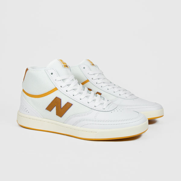 New Balance Numeric - 440 Hi Shoes - White / Yellow