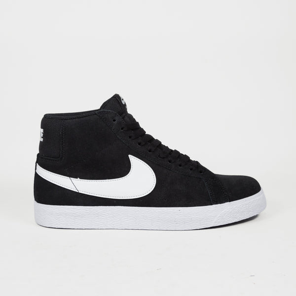 Nike SB - Blazer Mid Shoes - Black / White - White - White