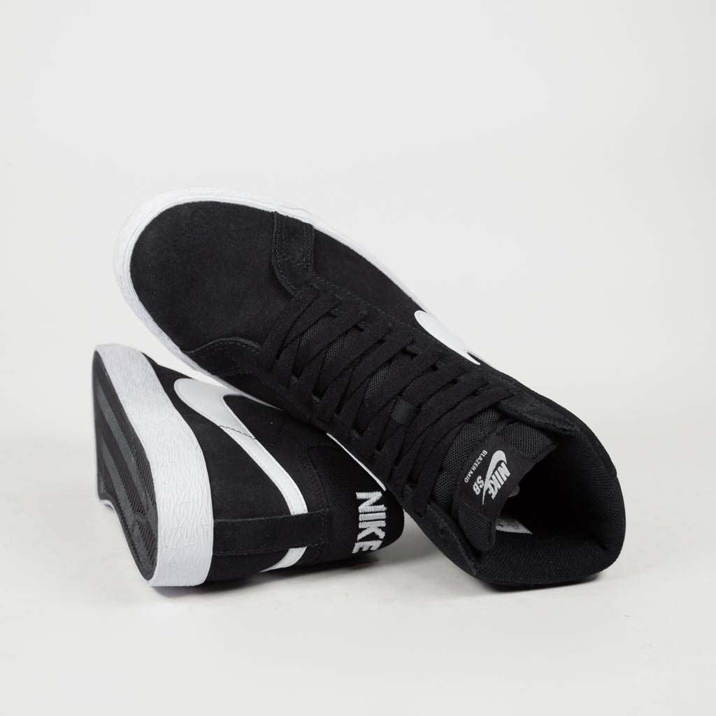 Nike SB Black And White Blazer Mid Shoes
