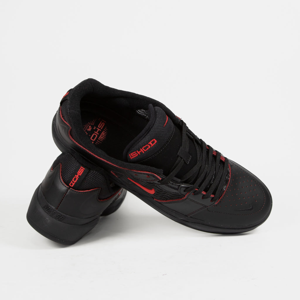 Nike SB Ishod Wair Black Leather Premium Shoes