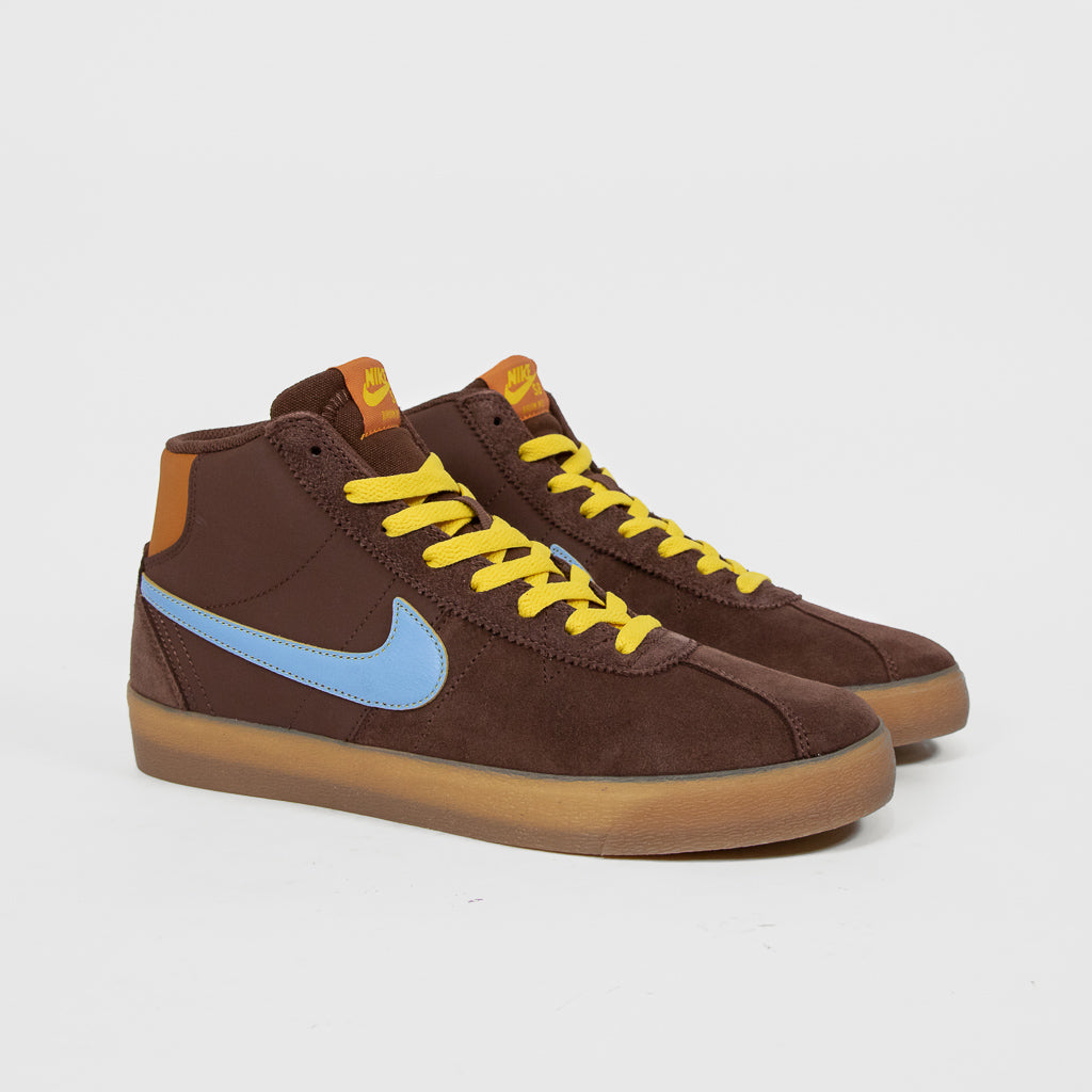 Nike SB Why So Sad Bruin High Shoes Light Chocolate Light Blu Nike SB Why So Sad Bruin High Shoes Light Chocolate Light Blu