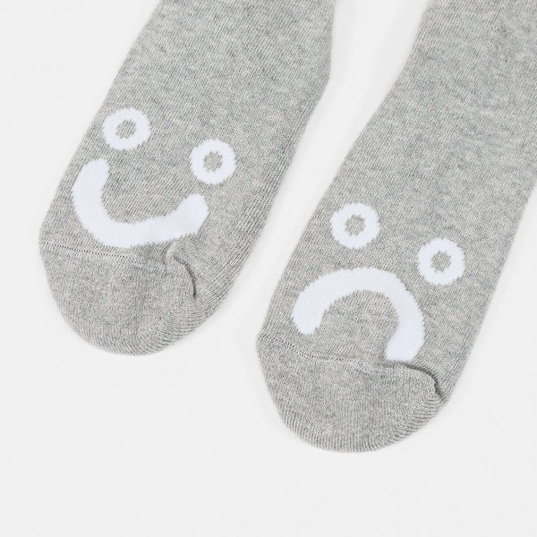 Polar Skate Co. - Happy Sad Classic Socks - Sport Grey