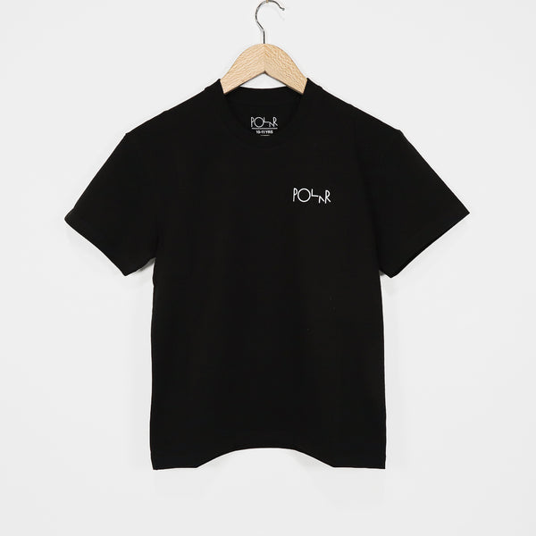 Polar Skate Co. - Youth Stroke Logo T-Shirt - Black