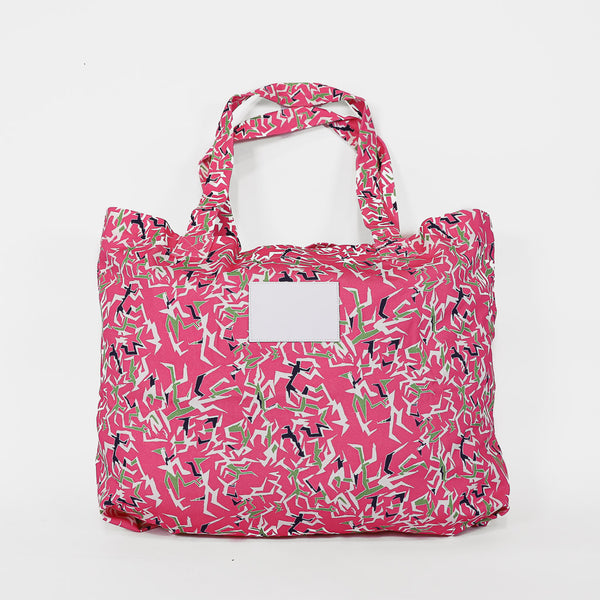 Rassvet (Paccbet) - Floral Tote Bag - Pink