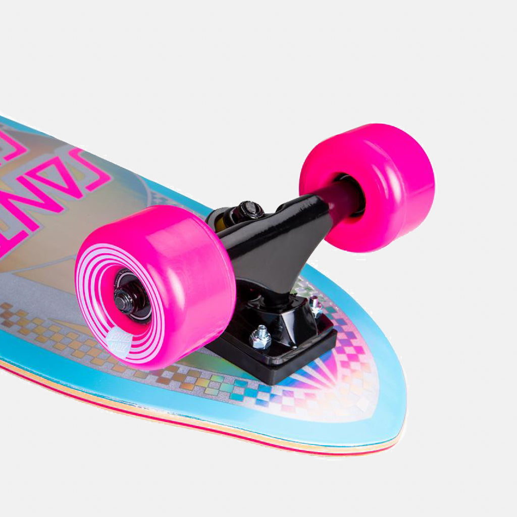 Santa Cruz 8.8" Prismatic Dot Shark Cruiser Complete Skateboard