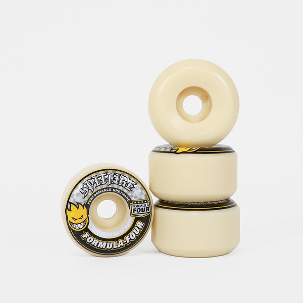 Spitfire - 56mm (99a) Formula Four Conical Skateboard Wheels - (Yellow Print)