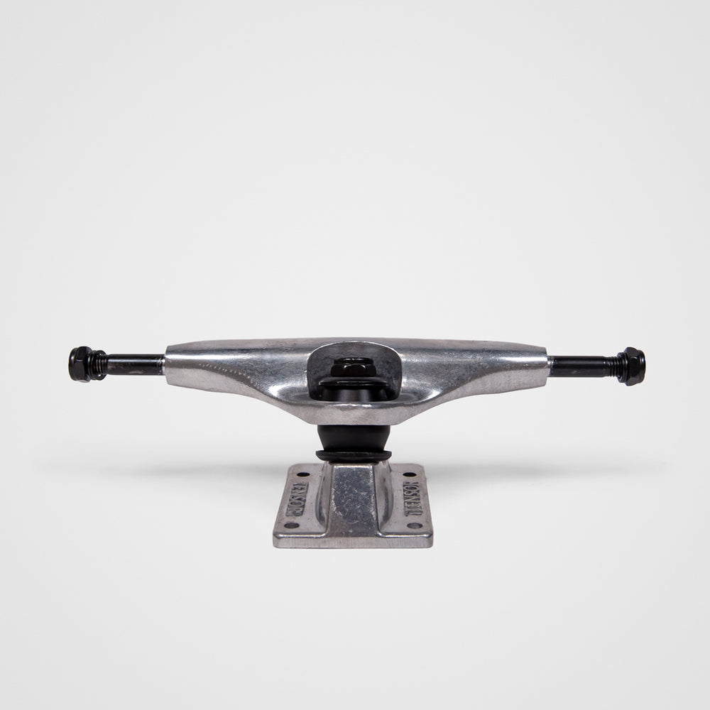 A Pair Of Raw Metal 5.25 Tensor Alloys Skateboard Trucks