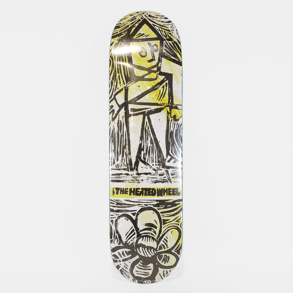 The Heated Wheel 8.5" Flower Guy Skateboard Deck
