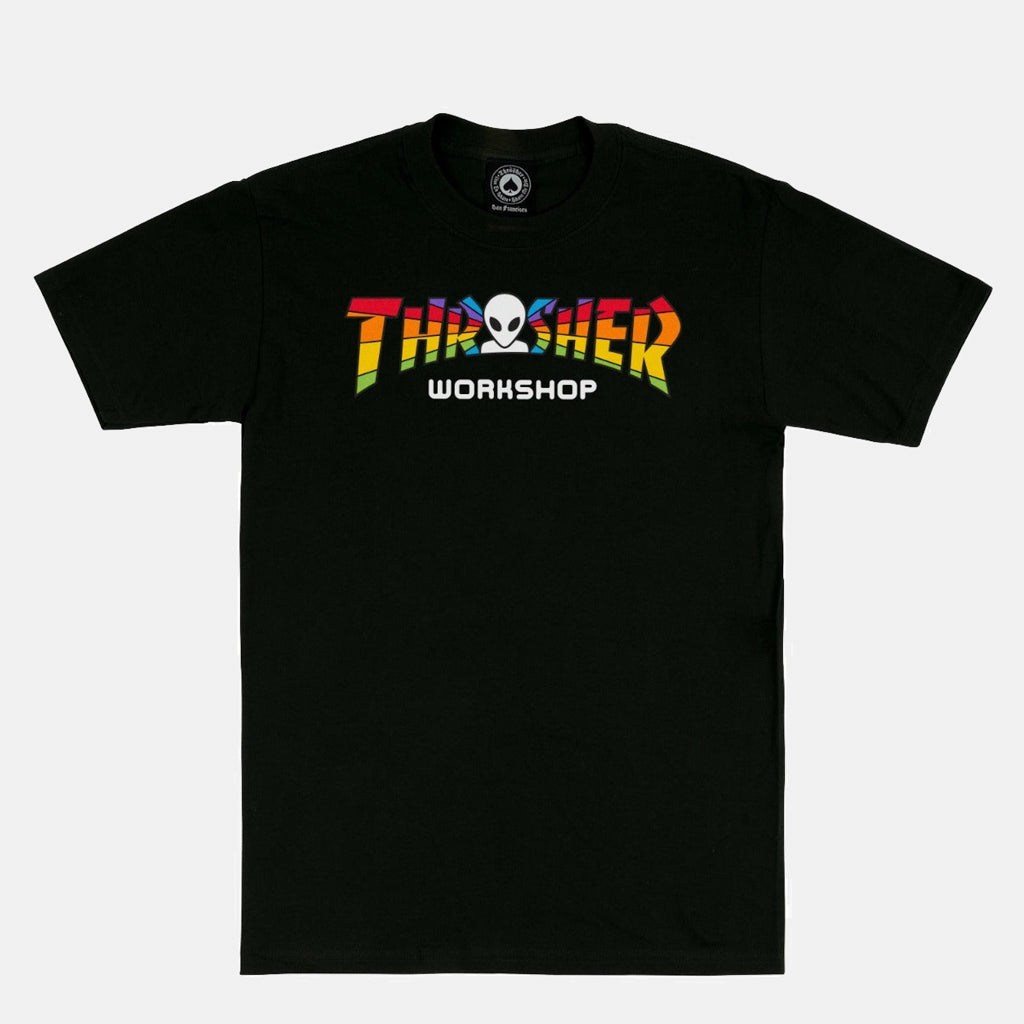 Thrasher Magazine Alien Workshop Spectrum T-Shirt Black