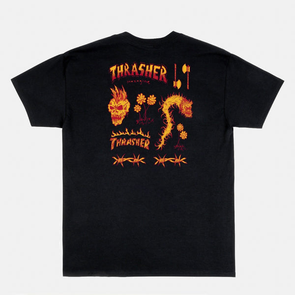 Thrasher Magazine - Sketch T-Shirt - Black