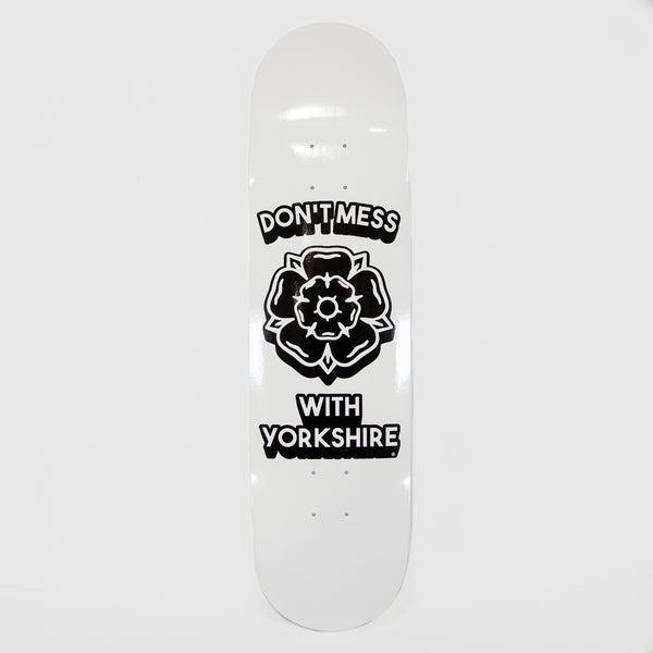 Welcome Skate Store - 8.5” DMWY Skateboard Deck (High Concave) - White Dipped