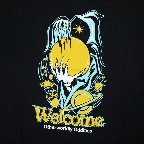 Welcome Skateboards - Space Wizard T-Shirt - Black