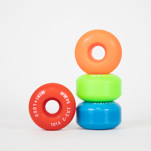 Mini Logo - 54mm 101a C-Cut 2 Skateboard Wheels - Multi