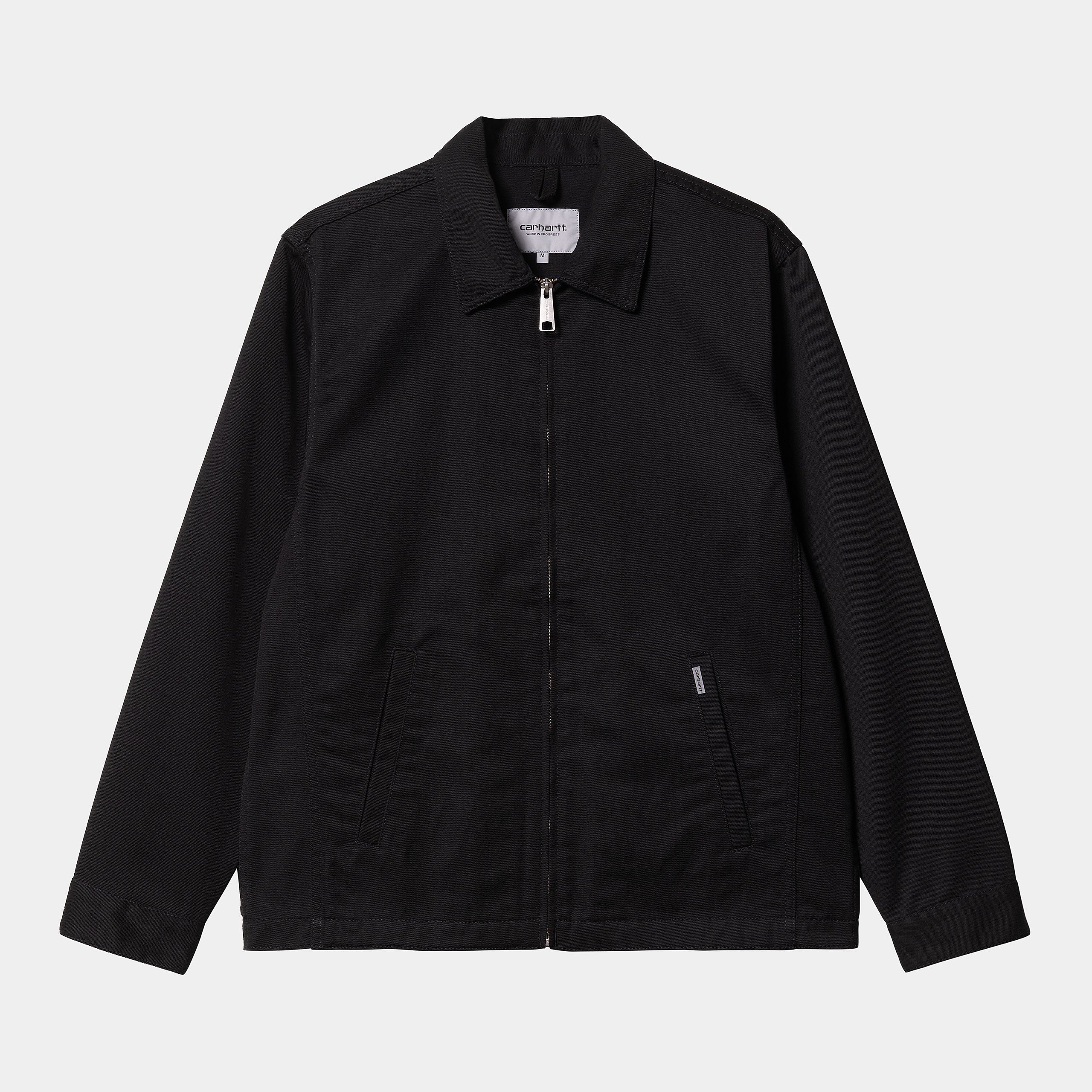 Carhartt WIP ACTIVE JACKET DEARBORN - Summer jacket - black rinsed