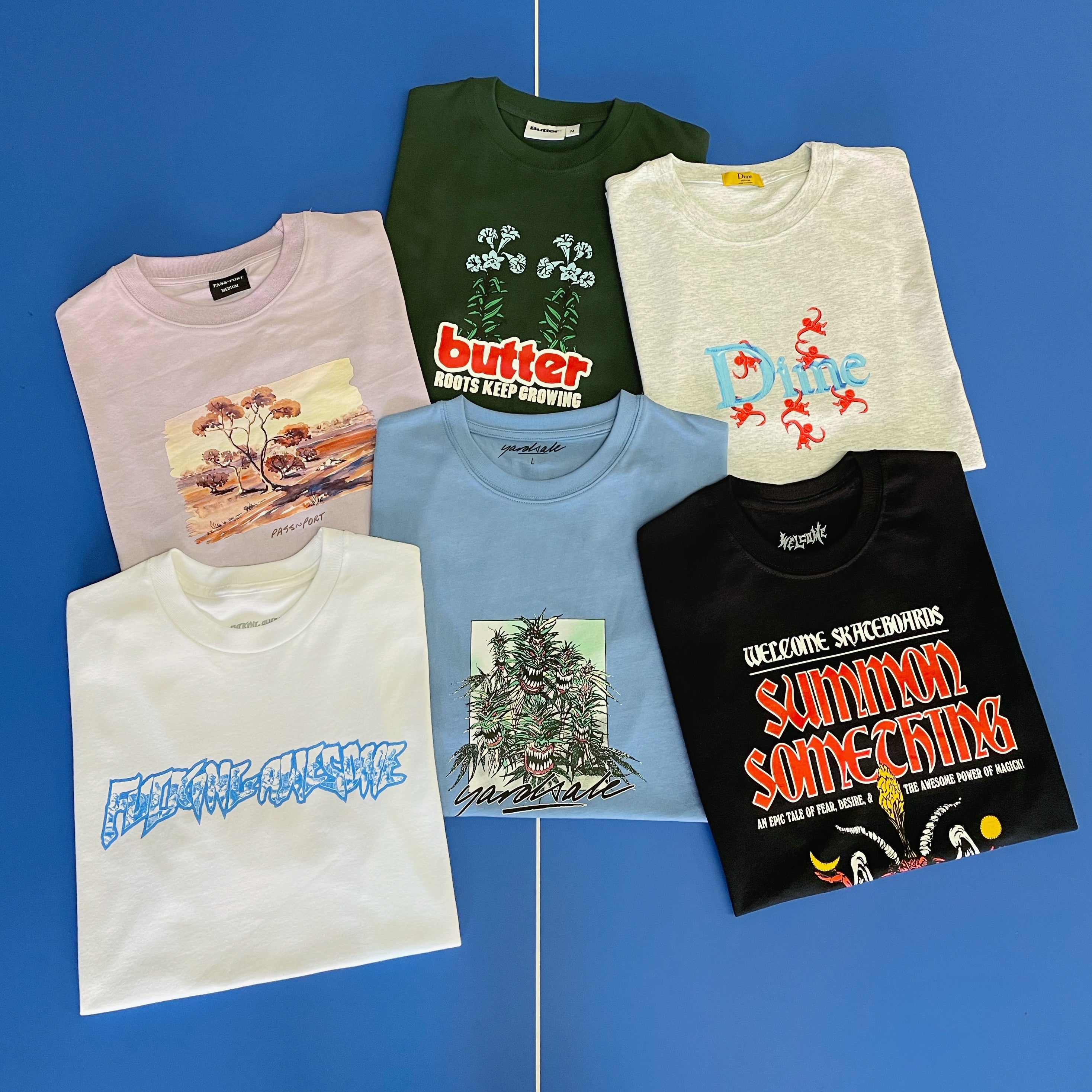 Welcome SKate Store | Welcome Blog | Spring Front Print T-Shirts ...