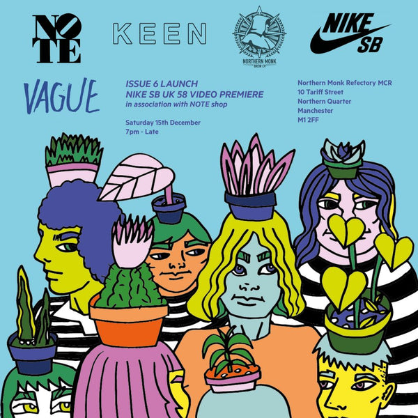 Vague Skate Mag Issue 6 Launch at Northern Monk, Manchester