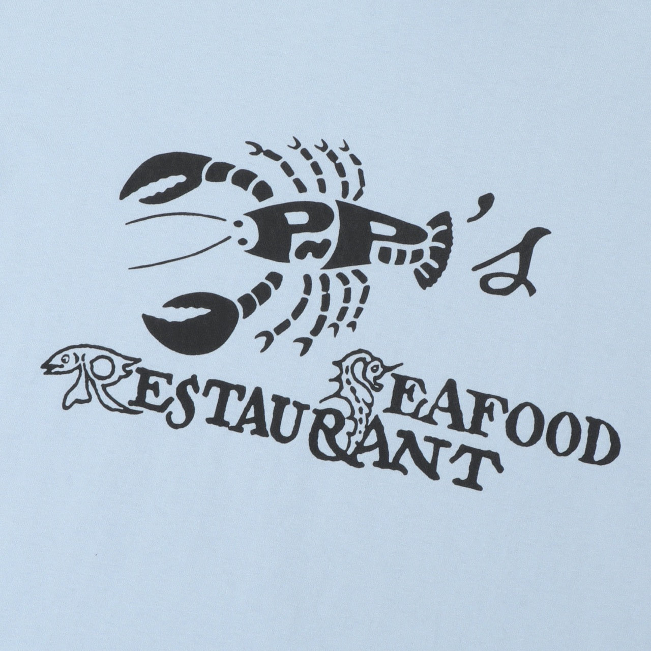 Pass Port - Seafood Staff T-Shirt - Stonewash Blue