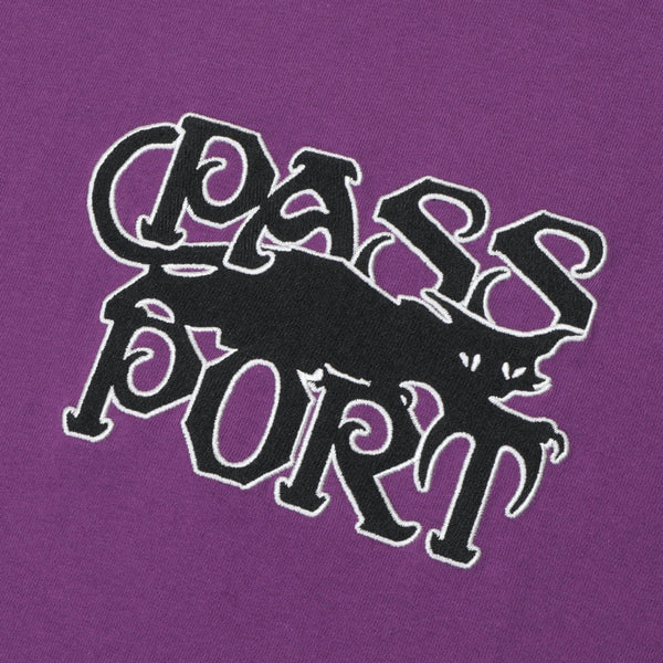 Pass Port Skateboards - Slinkin' T-Shirt - Eggplant