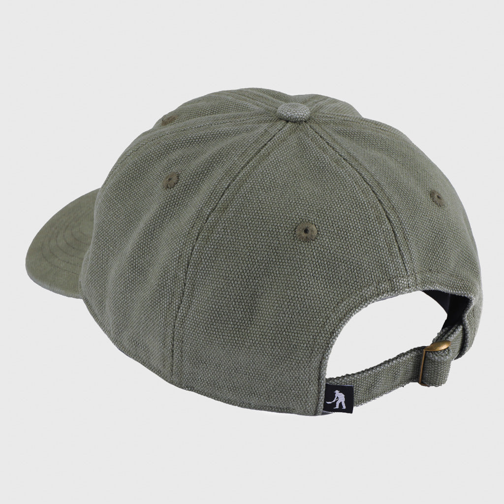 Pass Port Skateboards - Solid Leagues Cap - Washed Dark Military