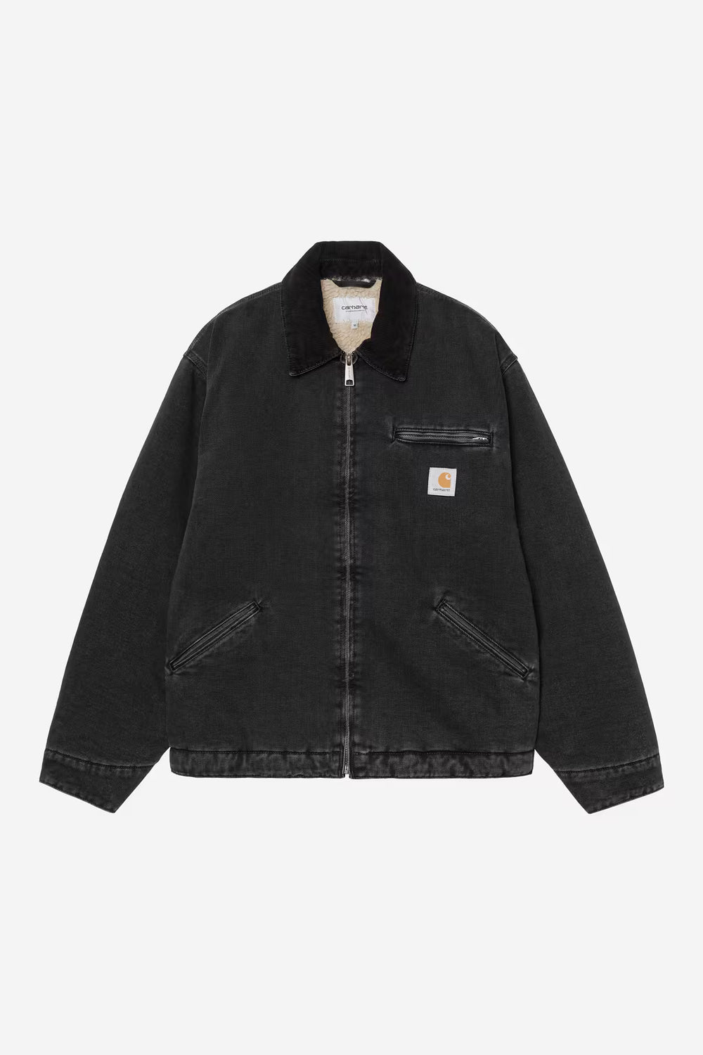 Carhartt WIP - OG Detroit Jacket - Black Stone Washed