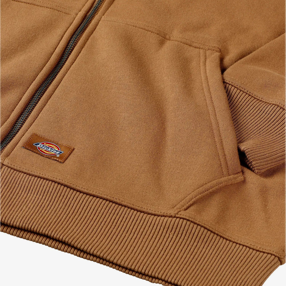 Dickies - Thrasher X Dickies Zip Hooded Sweatshirt - Brown Duck