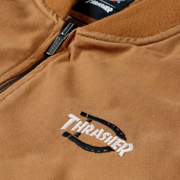 Dickies - Thrasher X Dickies Vest Jacket - Brown Duck