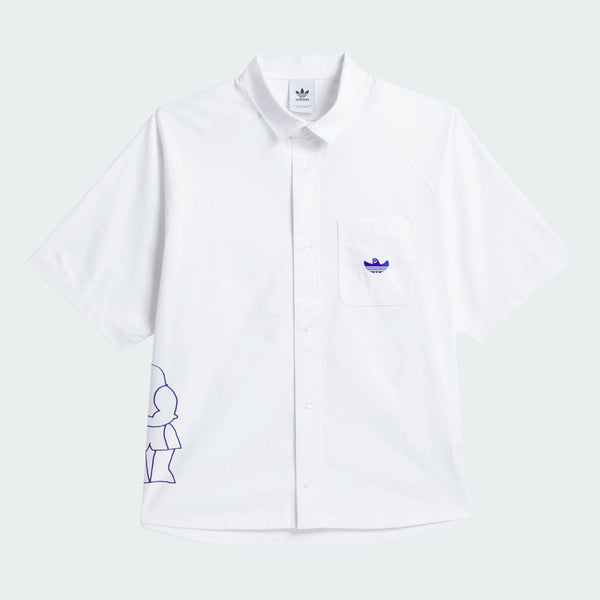 Adidas Skateboarding - Shmoo Short Sleeve Shirt - White