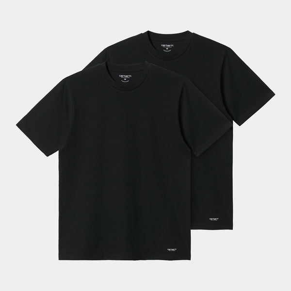Carhartt WIP - Standard Crew Neck T-Shirt (2 Pack) - Black