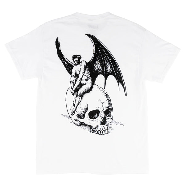 Welcome Skateboards - Nephilim Printed T-Shirt -White / Black