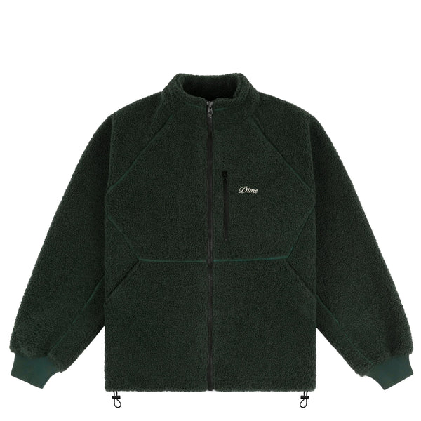 Dime MTL - Polar Sherpa Zip Fleece - Forest