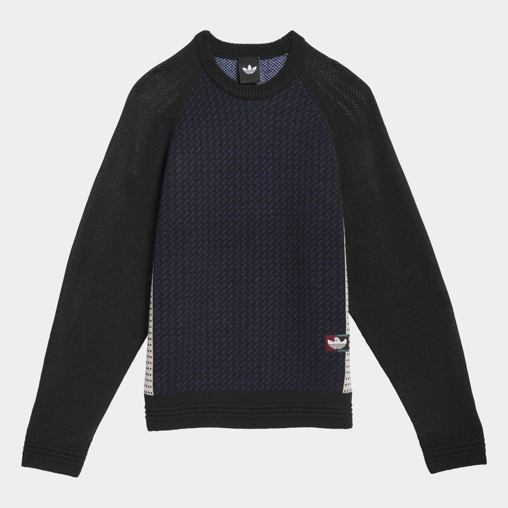 Adidas Skateboarding - Shmoofoil Fully Fashioned Crewneck Sweatshirt - Multi