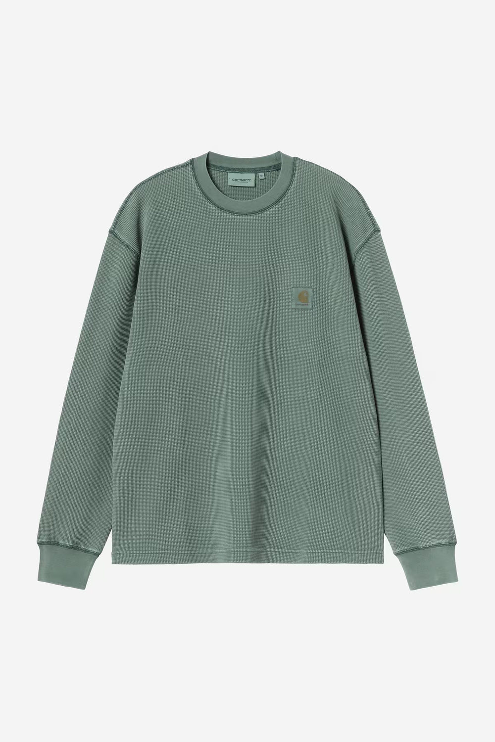 Carhartt WIP - Vista Waffle Longsleeve T-Shirt - Dark Scarab (garment dyed)